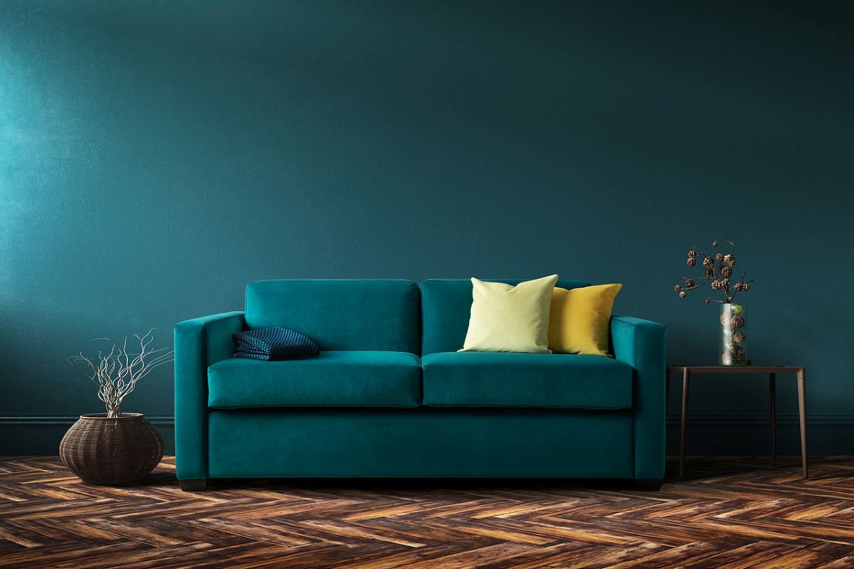 green metro sofa bed by Furl